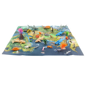 Giocattoli Educativi Animali Marini Set Secchiello Mini Giocattoli in Plastica Figure di Vita Marina per Bambini - Product Image 3