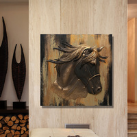 Peintures murales abstraites 3D en résine de style scandinave, 100x100cm, rectangulaires, vente en gros pour hôtels et bureaux