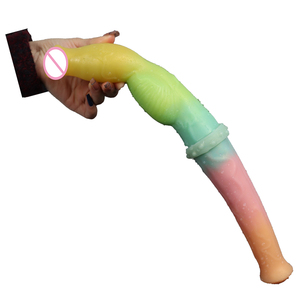 Bán Buôn Đôi Kích Thước Lớn LUUK-7034 Double-Head Phần Trên Ngựa Phallus Dưới Nửa Con Chó Phallus Dildo Panis Cho Lesbian - Product Image 5