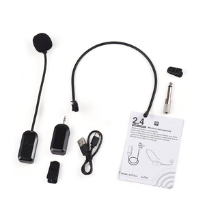 2.4G <span class=keywords><strong>sans</strong></span> <span class=keywords><strong>fil</strong></span> Microphone <span class=keywords><strong>casque</strong></span> 98ft gamme récepteur <span class=keywords><strong>casque</strong></span> micro collier Clip 3 en 1 amplificateur de voix <span class=keywords><strong>casque</strong></span> Microphones - Product Image 6