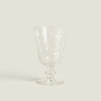 Joie Vaisselle Fleurs Et Feuilles Gravé Floral Verre À Vin Verre À Vin Personnalisé Pour Le Mariage