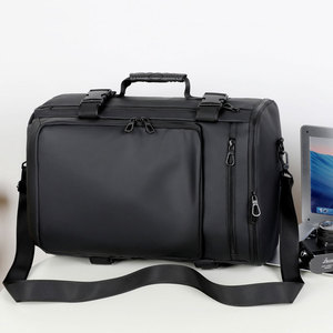 Gran Oferta personalizada, mochila impermeable de gran capacidad con tapa enrollable para ordenador portátil, mochila de cuero Pu esmerilado, USB antirrobo Fea - Product Image 3