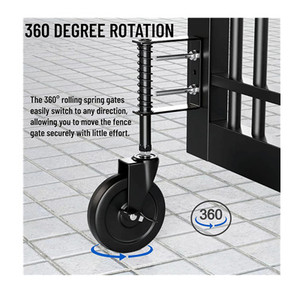 <span class=keywords><strong>Roue</strong></span> <span class=keywords><strong>de</strong></span> porte à <span class=keywords><strong>ressort</strong></span> pour porte <span class=keywords><strong>de</strong></span> clôture - Product Image 1