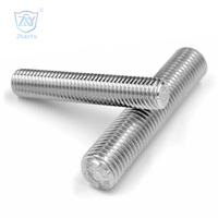 Custom-made 304 Stainless Steel Threaded Rods, Full Thread Specifications Available Threaded Studs, Threaded Bars, Threaded Rods