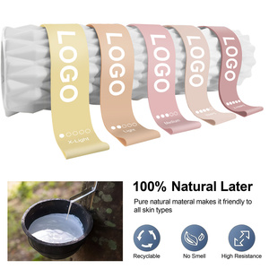 Juego de Bandas de Resistencia de Látex con Logotipo Personalizado, Bandas Elásticas de Ejercicio para Entrenamiento en Casa, Gimnasio, Yoga, Rehabilitación y Terapia - Product Image 2