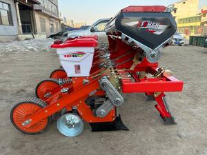 Semoir de maïs et de coton tout-terrain de haute qualité à 5 rangs avec de grandes roues et système de dosage précis d'engrais - Product Image 4