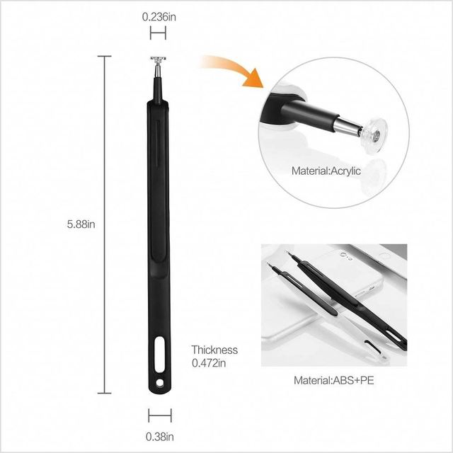 Modern Active Capacitive Surface Stylus Pen with Metal & Plastic Construction for Tablet & Mobile Phone-Factory Price