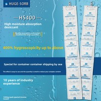 Huge-sorb Contenant de 1000g, Taux d'absorption d'humidité élevé de 400%, Nouvelle Génération de Dessiccant en Gel de Silice, également au Carbone