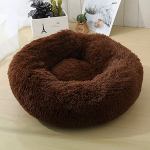 Cucce per Cani e Gatti Invernali, Calde e Morbide, a Pelo Lungo, Colorate, Rotonde e Lavabili in Lavatrice - Product Image 1