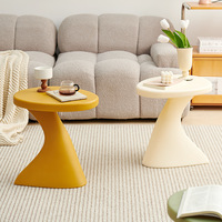 Table d'appoint moderne pour salon, petite table basse durable pour balcon, étagère de chevet
