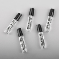 Impression de logo personnalisé 1.5ml 2ml 3ml 5ml Mini testeur Décanter Tube de verre transparent Petit atomiseur de bouteille de parfum