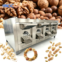 Machine de torréfaction continue HNOC pour amandes, petite machine rotative pour torréfier les céréales, les arachides et les noix de karité