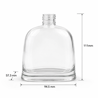 Diffuseur à bâtonnets 150 ml en verre à fond épais, couleur personnalisée avec bouchon coloré et bâtonnets en fibre, impression sérigraphique, emballage de luxe