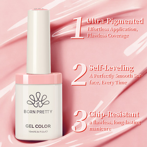 <span class=keywords><strong>BORN</strong></span> <span class=keywords><strong>PRETTY</strong></span> TERRA - Set de Esmalte de <span class=keywords><strong>Gel</strong></span> Multicolor Ultra Pigmentado de 10 ml, 6 Piezas en Stock, Set de Esmalte de <span class=keywords><strong>Gel</strong></span> UV Removible con Exhibidor de Colores para Salón - Product Image 3