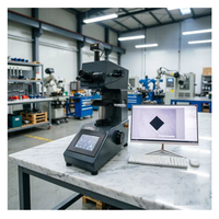 Durómetro Vickers Computarizado ASTM E92 con Torreta Automática, Máquina de Prueba Knoop para Capas Endurecidas por Induración