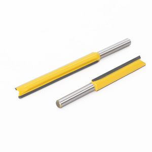 Lames en carbure de longueur supplémentaire de tige de 1/4 pouces 2 "3" de long mèches de toupie droites à bois <span class=keywords><strong>fraise</strong></span> machines-outils à bois - Product Image 6