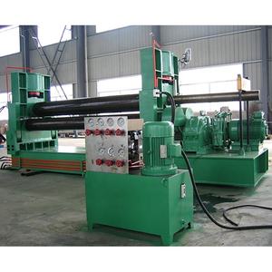 Machine à cintrer les tôles à trois rouleaux hydrauliques, équipement de formage des métaux en acier au carbone - Product Image 3