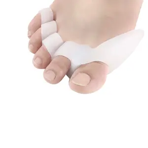 뜨거운 판매 편안한 발가락 통증 다섯 구멍 탄성 젤 Orthosis 부목