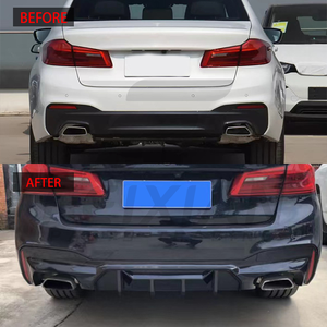 Для BMW 5 серии G30 G31 2018-2023: Задний диффузор в стиле <span class=keywords><strong>M</strong></span> Sport Racing, прямые поставки с завода, оптовая продажа - Product Image 1