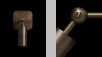 Intérieur Moderne Maison Applique Salon Chambre Chevet Lumière En Laiton Vieilli Applique Murale CYLINDRE LECTURE SCONCE