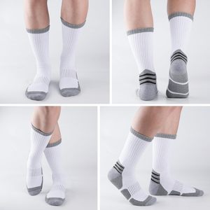 Chaussettes de course épaisses et respirantes, à absorption de l'humidité, ultra-élastiques, confort toute la journée, chaussettes de sport pour la gym - Product Image 2