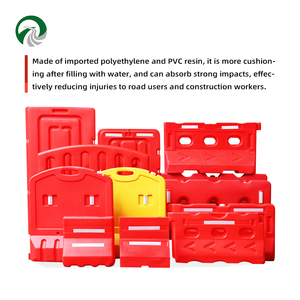 XZL Anti-collisione barriere di sicurezza dell'acqua di sicurezza stradale in plastica barriere riempite d'acqua autostrada isolamento flessibile dighe - Product Image 3