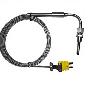 <span class=keywords><strong>Sensor</strong></span> Termopar Tipo K com Ponta Aberta e Conector Macho Amarelo, Sonda de Temperatura de Gás de Escape Modelo KEGT-1001 - Product Image 1
