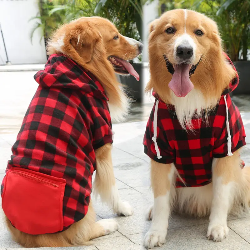 フリースジッパーポケット犬セーター猫厚手暖かいパーカーペット旅行ポロシャツ