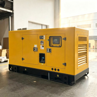LINGGE 50-60kVA Genset Diesel Silent 3 Fasa Daya Cadangan untuk Kebutuhan Komersial