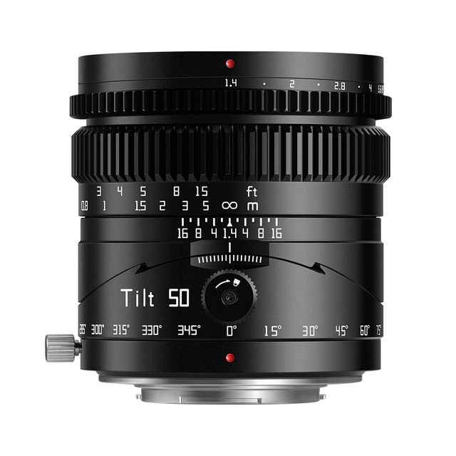 TTArtisan Tilt 50mm F1.4 MF Full Frame Camera Lens Studio Photography Compatible with for Sony E Nikon Z Fujifilm XF M43 L-mount