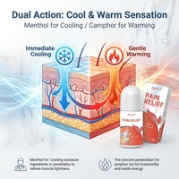 Formula Label yang Dapat Disesuaikan, Losion Roll-on Pereda Nyeri, Krim Perawatan Sendi Cepat Menyerap untuk Ketidaknyamanan Tulang & Otot, Grosir OEM