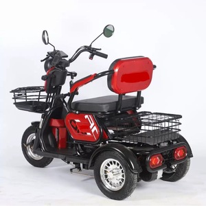 Hot bán 12 ống điều khiển điện ba bánh Trung Quốc Xe đạp điện 3 bánh xe ba bánh cho người lớn với <span class=keywords><strong>LED</strong></span> hiển thị ba bánh xe e-xe đạp - Product Image 3