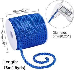 2026 nouveau <span class=keywords><strong>cordon</strong></span> de soie torsadé KJ/<span class=keywords><strong>cordon</strong></span> élastique torsadé/<span class=keywords><strong>cordon</strong></span> torsadé de 6mm enduit câble torsadé <span class=keywords><strong>cordon</strong></span> torsadé faisant la Machine Nylon <span class=keywords><strong>brut</strong></span> - Product Image 2