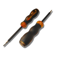 Tournevis testeur de tension professionnel isolé à double LED, pointe magnétique puissante, poignée antidérapante en PVC, embout Phillips, électrique