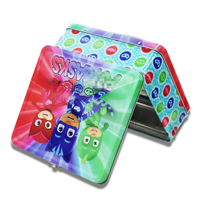 Thanh lịch lớn trang trí Cookies kim loại <span class=keywords><strong>tin</strong></span> Hộp Ăn Trưa với xử lý đối với lưu trữ và hiển thị - Product Image 5