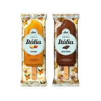 Sac d'Emballage Personnalisé pour Sucettes Glacées, Sachet en Plastique Jetable Congelé, Soudure Trois Côtés et Soudure Dorsale pour Bâtonnets Glacés