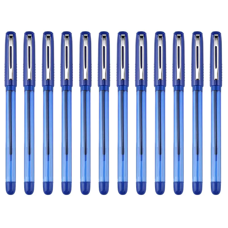 Baoke high quality custom pen ballpoint pen 1.0mm titanium steel tip rubber grip metal pen clip