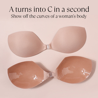 Nouveau soutien-gorge invisible sans bretelles en silicone ultra-adhésif 2026 pour robe dos nu, rehausseur de décolleté pour femme