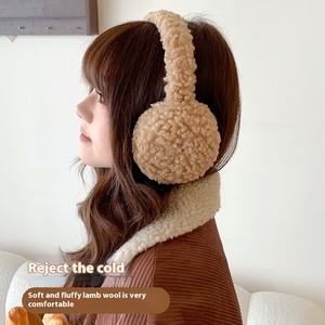 2025 новые женские флисовые складные наушники, теплые зимние защитные наушники, удобные наушники - Product Image 3