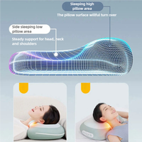 Oreiller de massage orthopédique pour le soutien du cou et du cou, soulagement de la douleur au cou et au dos, amélioration de la qualité du sommeil, oreillers de sommeil pour un usage domestique