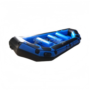 Bote Inflable Resistente <span class=keywords><strong>de</strong></span> 480 cm para Rescate en Ríos y Mares, Balsa para Rafting en Aguas Bravas con Capacidad para 11 Pasajeros - Product Image 5