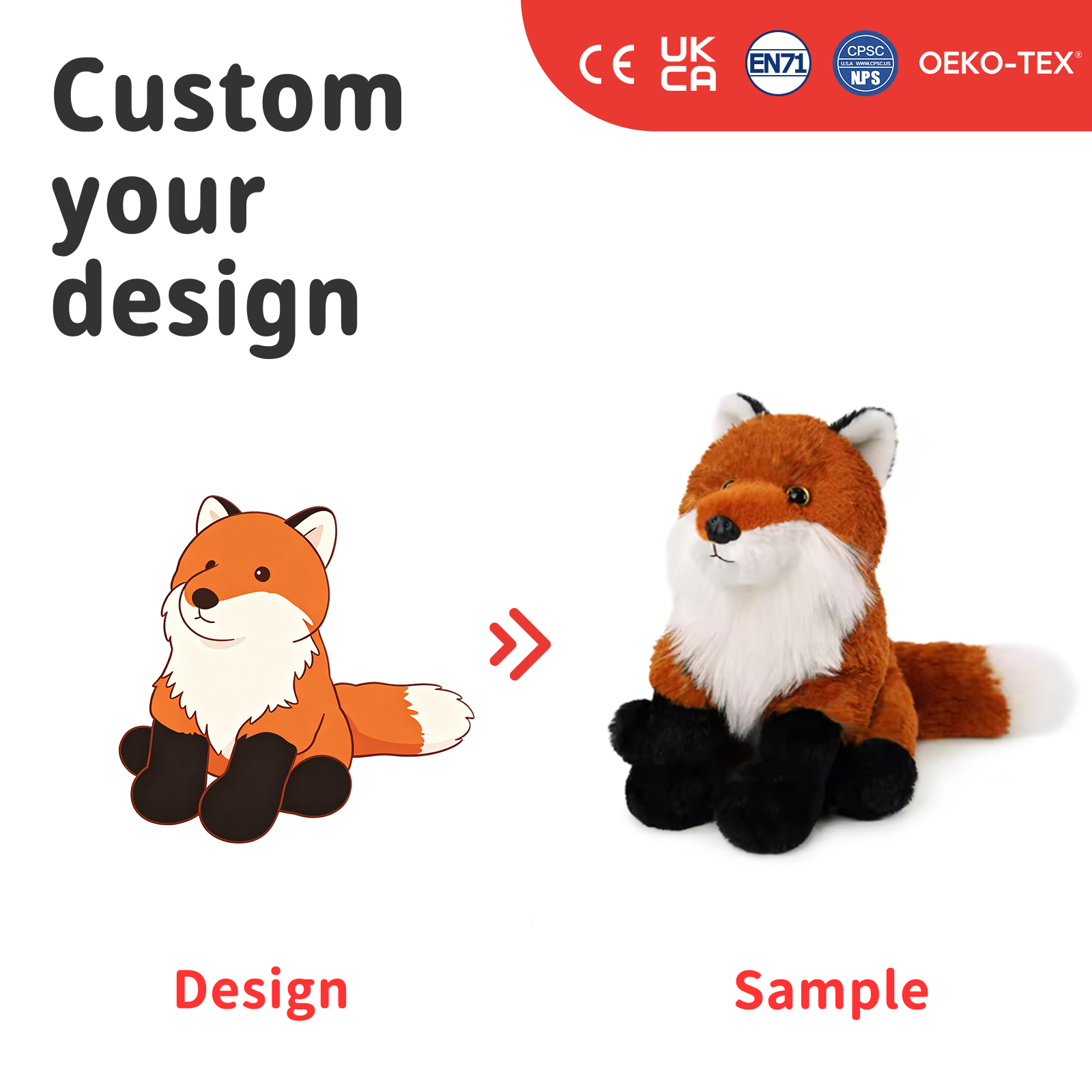 Animal de peluche personalizado