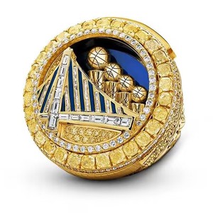 Anillo Conmemorativo del Campeonato de los Golden State Warriors 2022, Joyería Conmemorativa, Chapado en Aleación, Trofeo de Baloncesto Unisex - Product Image 1