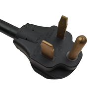 Câble d'extension 10AWG SJTW, prise mâle NEMA 6-50P, cordon d'alimentation robuste à 3 broches avec extrémités dénudées