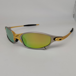 <span class=keywords><strong>Gafas</strong></span> de Sol de Alta Calidad con Marco de Aleación Metálica Dorada Brillante, <span class=keywords><strong>Gafas</strong></span> de Sol Vintage para Hombre, Protección UV 400, Polarizadas, para Conducir - Product Image 5