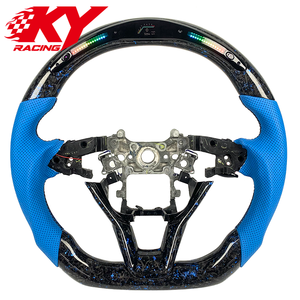 Volant sport en cuir LED en fibre de carbone forgée sur mesure, adapté à la Honda Accord 10e génération - Product Image 1