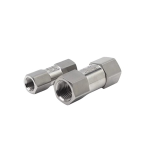 <span class=keywords><strong>Valvola</strong></span> di <span class=keywords><strong>Non</strong></span> <span class=keywords><strong>Ritorno</strong></span> in Acciaio Inox ad Alta Pressione, <span class=keywords><strong>Valvola</strong></span> Unidirezionale 1/8" 1/4" 3/8" 1/2" NPT BSP con Filettatura Femmina - Product Image 2