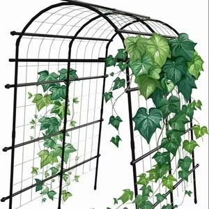 Clips à tomates en métal pour plantes de jardin, panneaux de clôture en <span class=keywords><strong>bambou</strong></span>, banc, bac surélevé, <span class=keywords><strong>pergola</strong></span>, treillis noir pour plantes grimpantes - Product Image 1