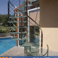 Prima Hot Design Rod Bar Tuyau Garde-corps Main courante verticale pour escaliers incurvés Garde-corps de tige de tube rond personnalisé