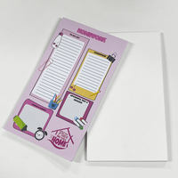Bloc-notes amusant et mignon, format personnalisé, pour le bureau et l'école, style Kawaii, avec feuilles mobiles, pour listes de choses à faire et notes.